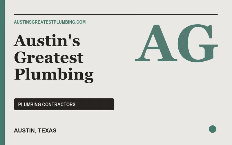 Austin's Greatest Plumbing in Austin, Texas