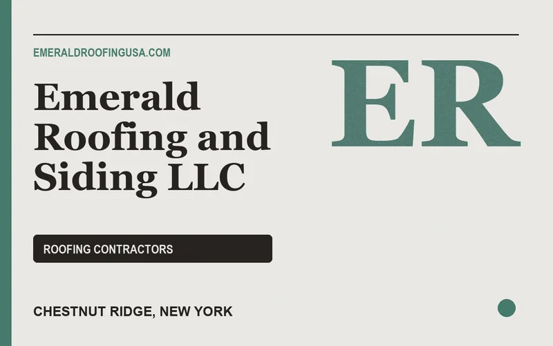 Emerald Roofing and Siding LLC in Chestnut Ridge, New York