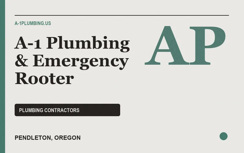 A-1 Plumbing & Emergency Rooter in Pendleton, Oregon