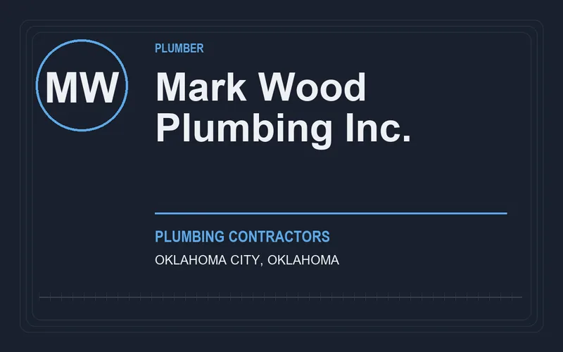 Mark Wood Plumbing Inc. in Oklahoma City, Oklahoma