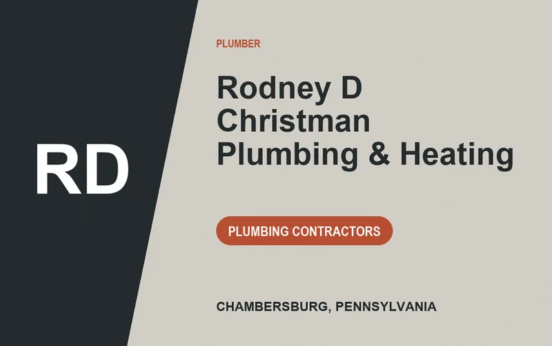 Rodney D Christman Plumbing & Heating in Chambersburg, Pennsylvania