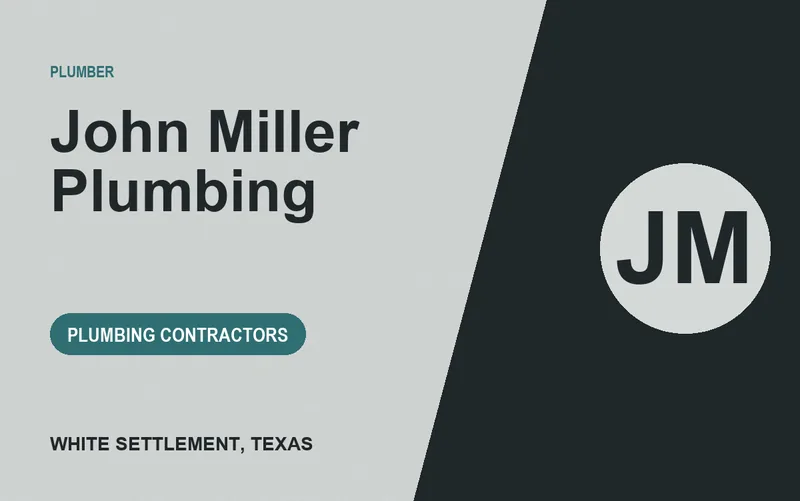 John Miller Plumbing in White Settlement, Texas