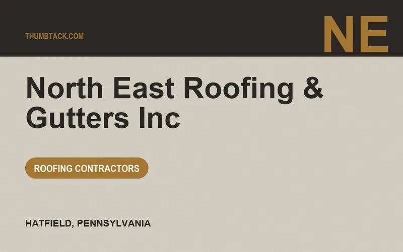 North East Roofing & Gutters Inc in Hatfield, Pennsylvania