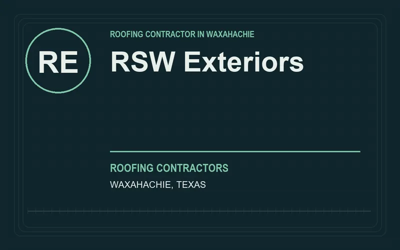 RSW Exteriors in Waxahachie, Texas
