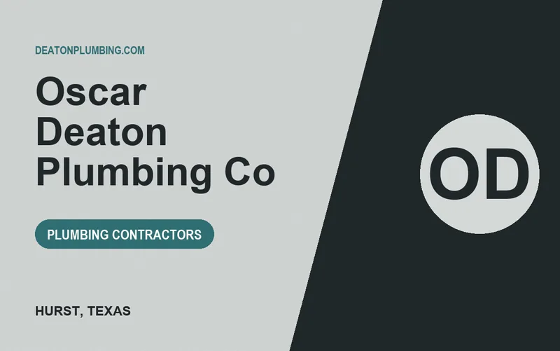 Oscar Deaton Plumbing Co in Hurst, Texas