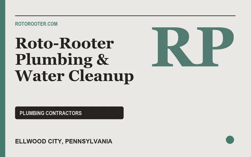 Roto-Rooter Plumbing & Water Cleanup in Ellwood City, Pennsylvania