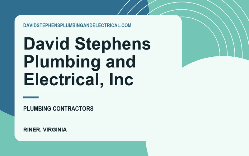 David Stephens Plumbing and Electrical, Inc in Riner, Virginia
