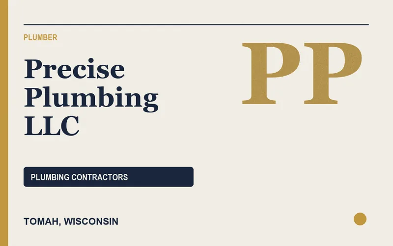 Precise Plumbing LLC in Tomah, Wisconsin
