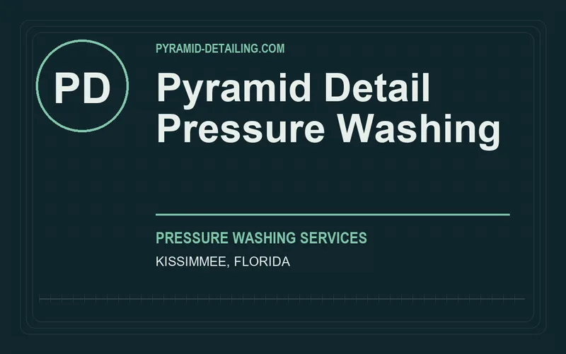 Pyramid Detail Pressure Washing in Kissimmee, Florida