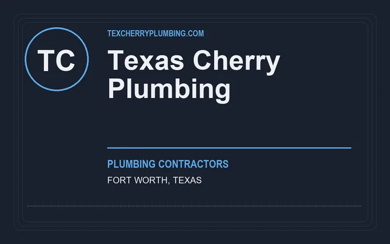 Texas Cherry Plumbing in Fort Worth, Texas
