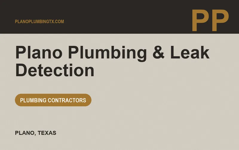 Plano Plumbing & Leak Detection in Plano, Texas