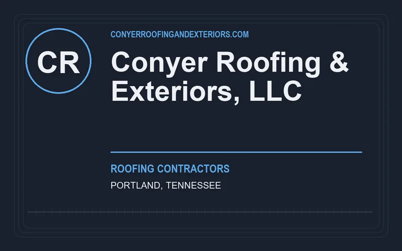 Conyer Roofing & Exteriors, LLC in Portland, Tennessee