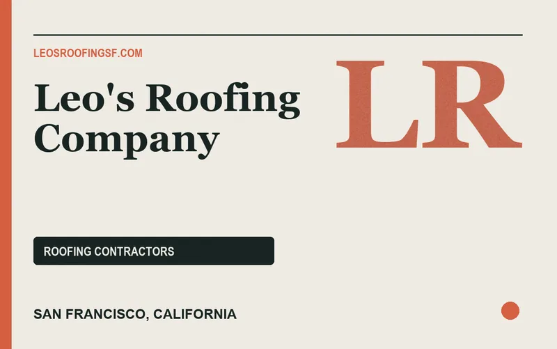 Leo's Roofing Company in San Francisco, California