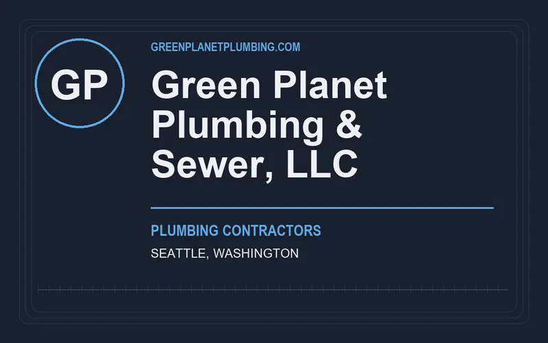 Green Planet Plumbing & Sewer, LLC in Seattle, Washington