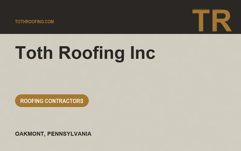 Toth Roofing Inc in Oakmont, Pennsylvania