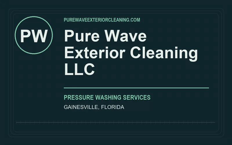 Pure Wave Exterior Cleaning LLC in Gainesville, Florida