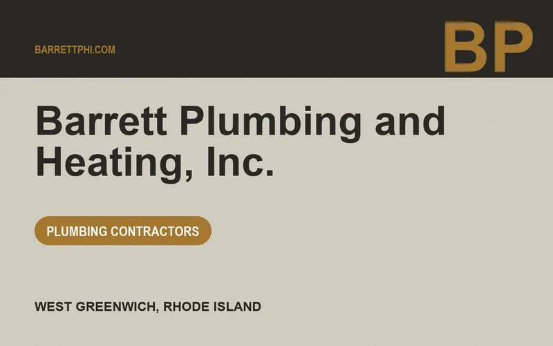 Barrett Plumbing and Heating, Inc. in West Greenwich, Rhode Island