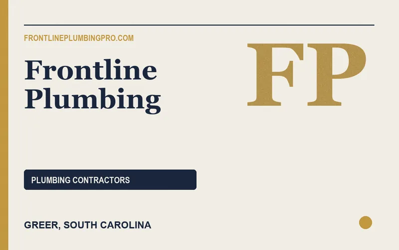 Frontline Plumbing in Greer, South Carolina