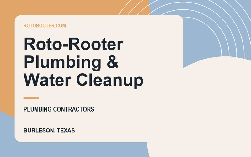 Roto-Rooter Plumbing & Water Cleanup in Burleson, Texas