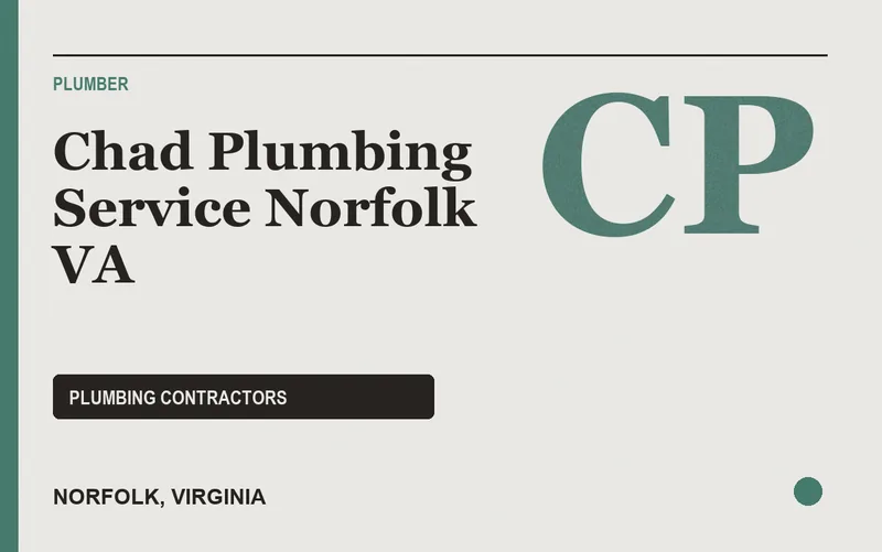 Chad Plumbing Service Norfolk VA in Norfolk, Virginia