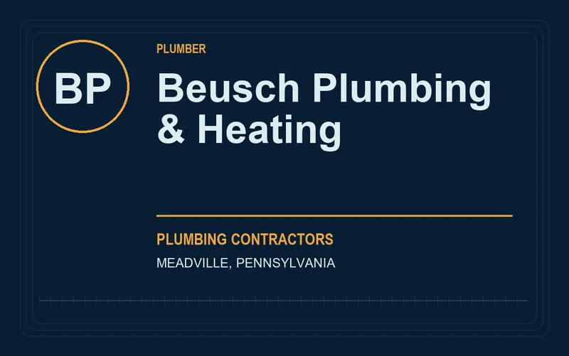 Beusch Plumbing & Heating in Meadville, Pennsylvania