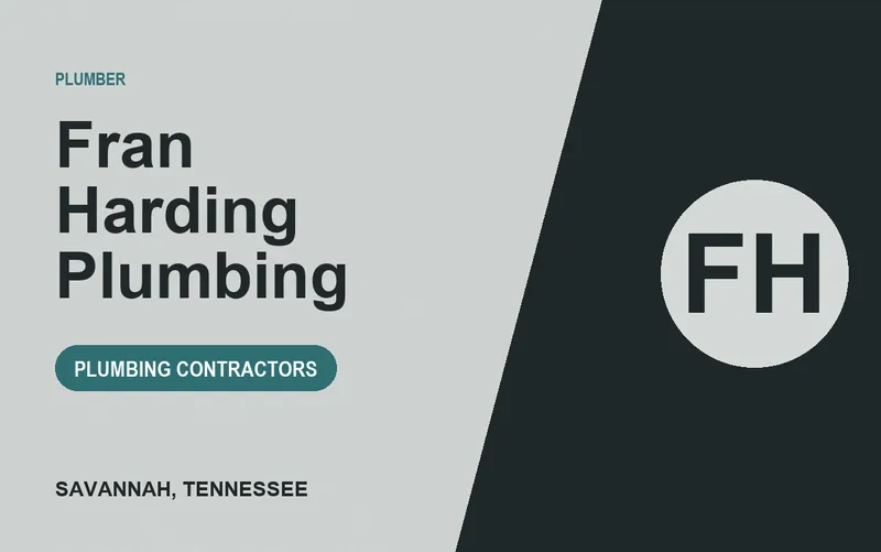 Fran Harding Plumbing in Savannah, Tennessee