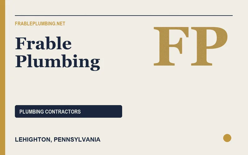 Frable Plumbing in Lehighton, Pennsylvania
