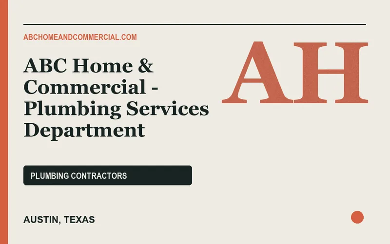 ABC Home & Commercial - Plumbing Services Department in Austin, Texas
