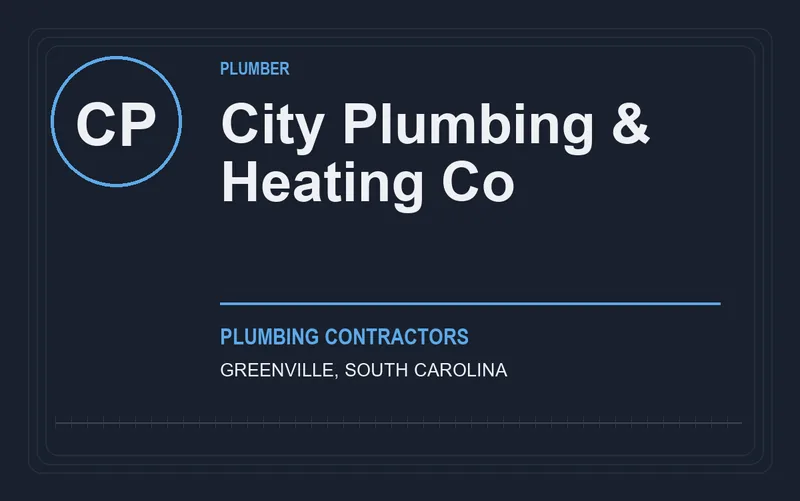City Plumbing & Heating Co in Greenville, South Carolina