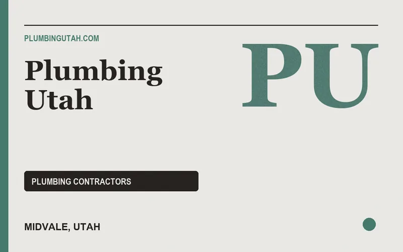 Plumbing Utah in Midvale, Utah
