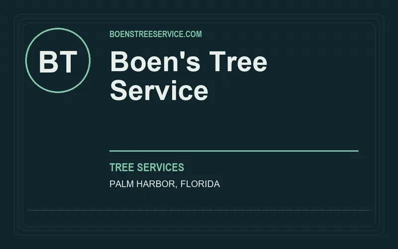 Boen's Tree Service in Palm Harbor, Florida