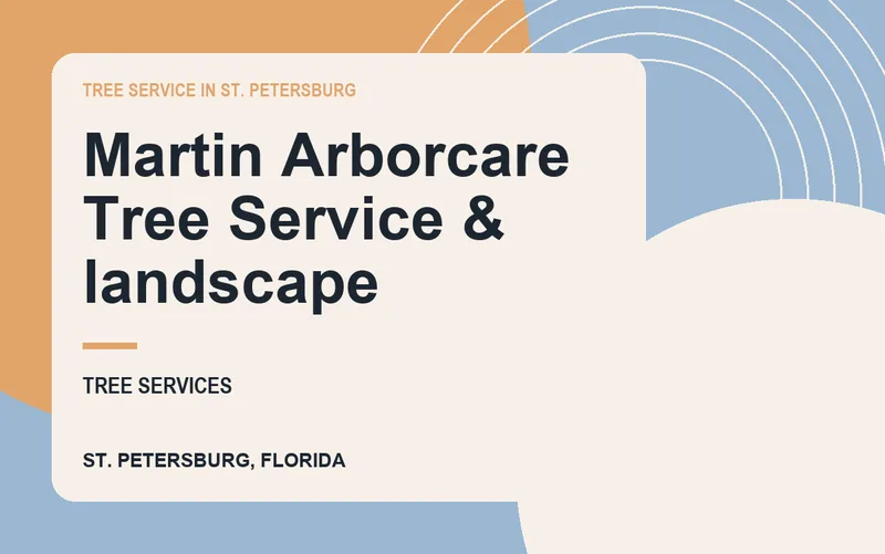 Martin Arborcare Tree Service & landscape in St. Petersburg, Florida