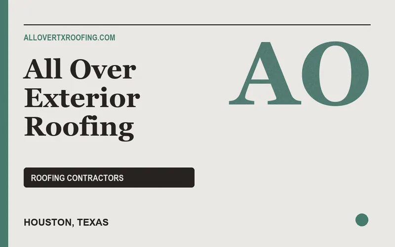 All Over Exterior Roofing in Houston, Texas
