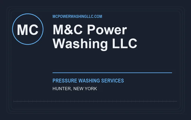 M&C Power Washing LLC in Hunter, New York