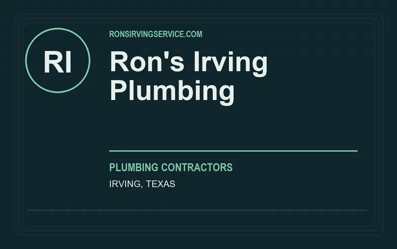 Ron's Irving Plumbing in Irving, Texas
