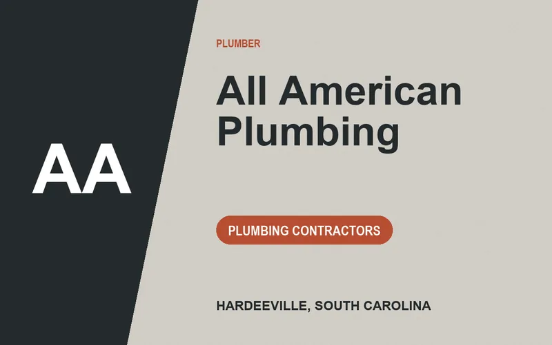 All American Plumbing in Hardeeville, South Carolina