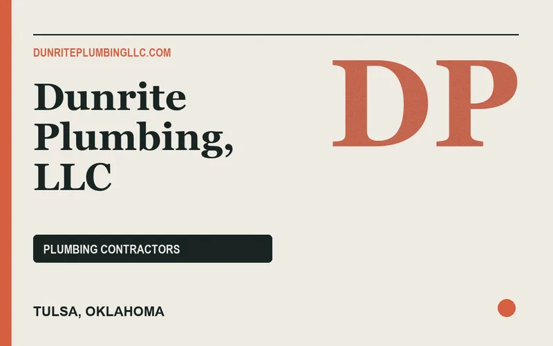 Dunrite Plumbing, LLC in Tulsa, Oklahoma