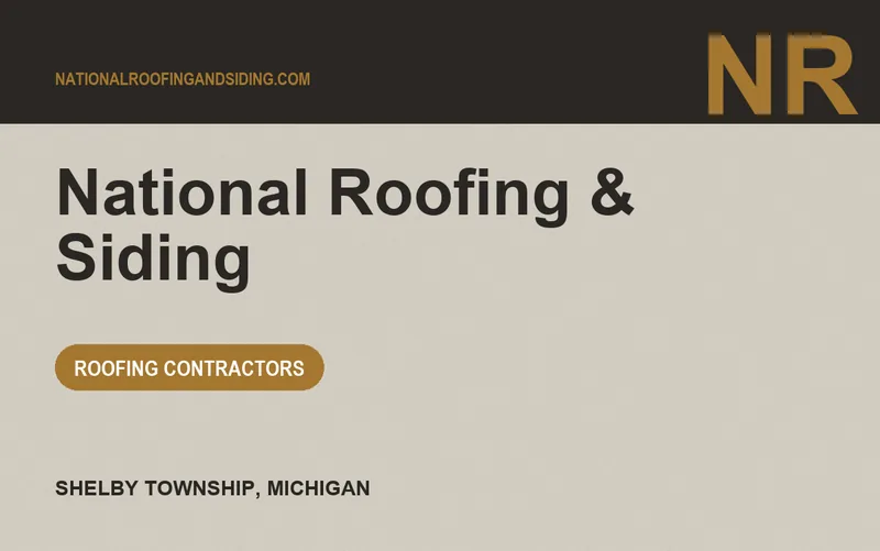 National Roofing & Siding in Shelby Township, Michigan