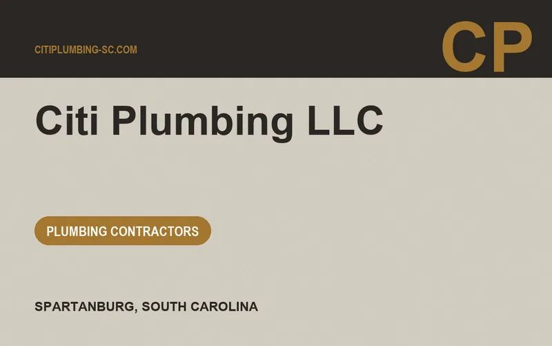 Citi Plumbing LLC in Spartanburg, South Carolina