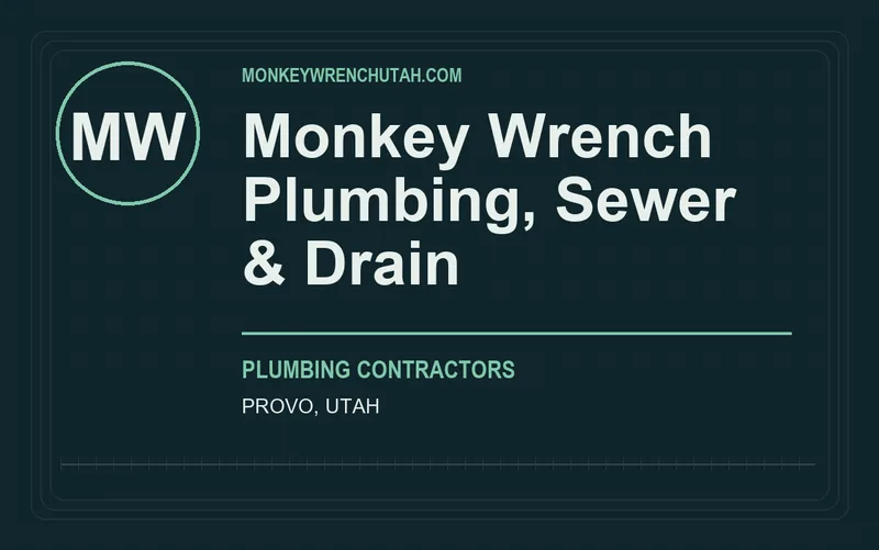 Monkey Wrench Plumbing, Sewer & Drain in Provo, Utah