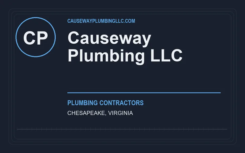 Causeway Plumbing LLC in Chesapeake, Virginia