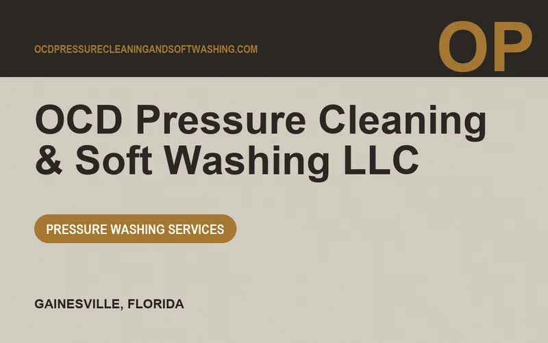 OCD Pressure Cleaning & Soft Washing LLC in Gainesville, Florida