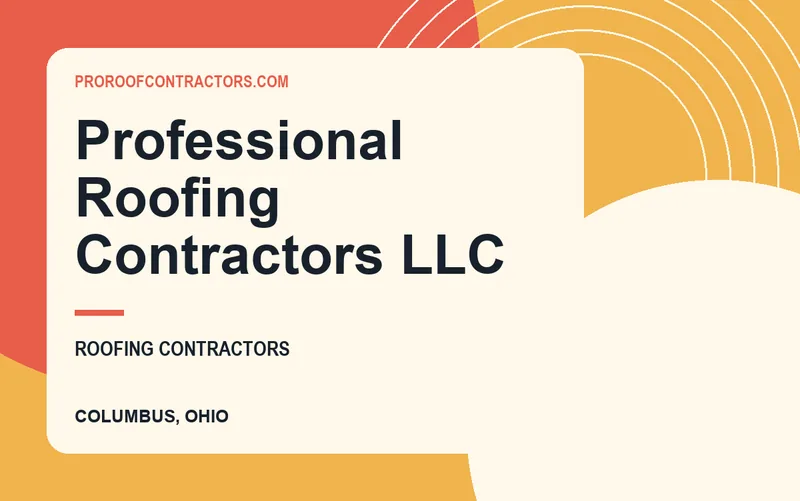 Professional Roofing Contractors LLC in Columbus, Ohio