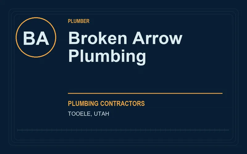 Broken Arrow Plumbing in Tooele, Utah