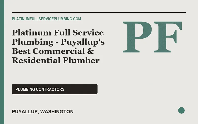 Platinum Full Service Plumbing - Puyallup's Best Commercial & Residential Plumber in Puyallup, Washington