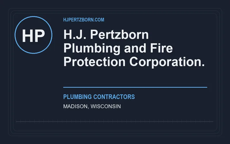 H.J. Pertzborn Plumbing and Fire Protection Corporation. in Madison, Wisconsin