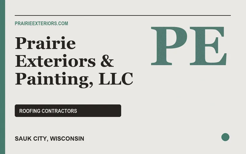 Prairie Exteriors & Painting, LLC in Sauk City, Wisconsin