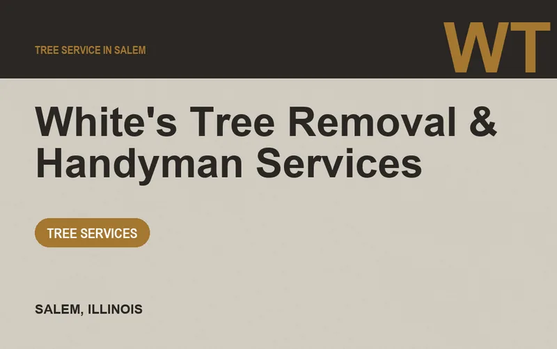 White's Tree Removal & Handyman Services in Salem, Illinois