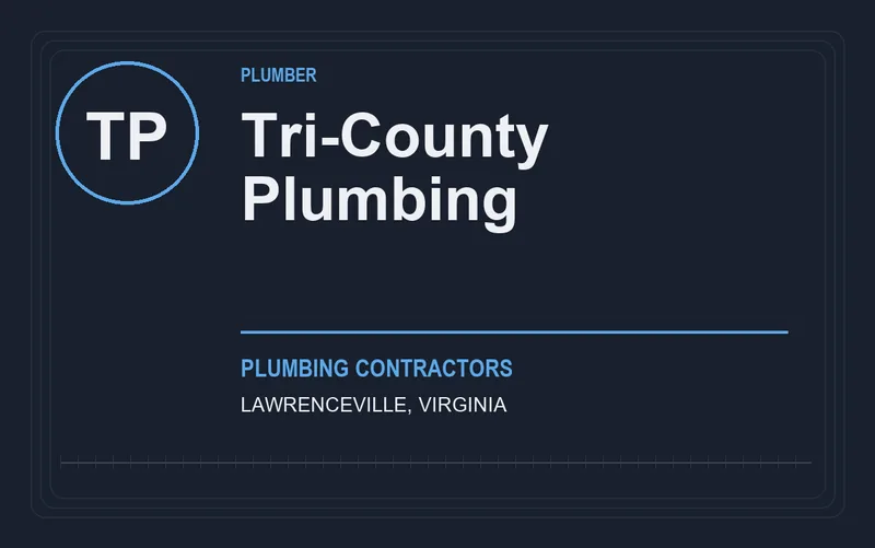 Tri-County Plumbing in Lawrenceville, Virginia