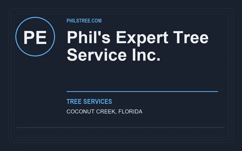 Phil's Expert Tree Service Inc. in Coconut Creek, Florida